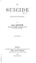 Il suicidio. Studio di sociologia