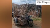 Pictured: Russians make Mad Max modifications to their motorbikes