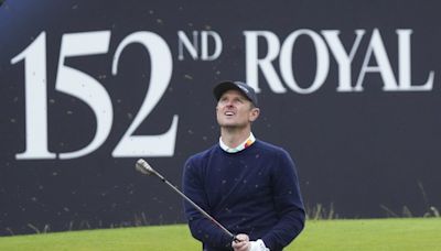 Horschel leads British Open on wild day of rain and big numbers at Royal Troon