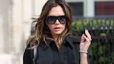 We're obsessed with Victoria Beckham's LBD, black tights and stilettos combo for night in with the kids