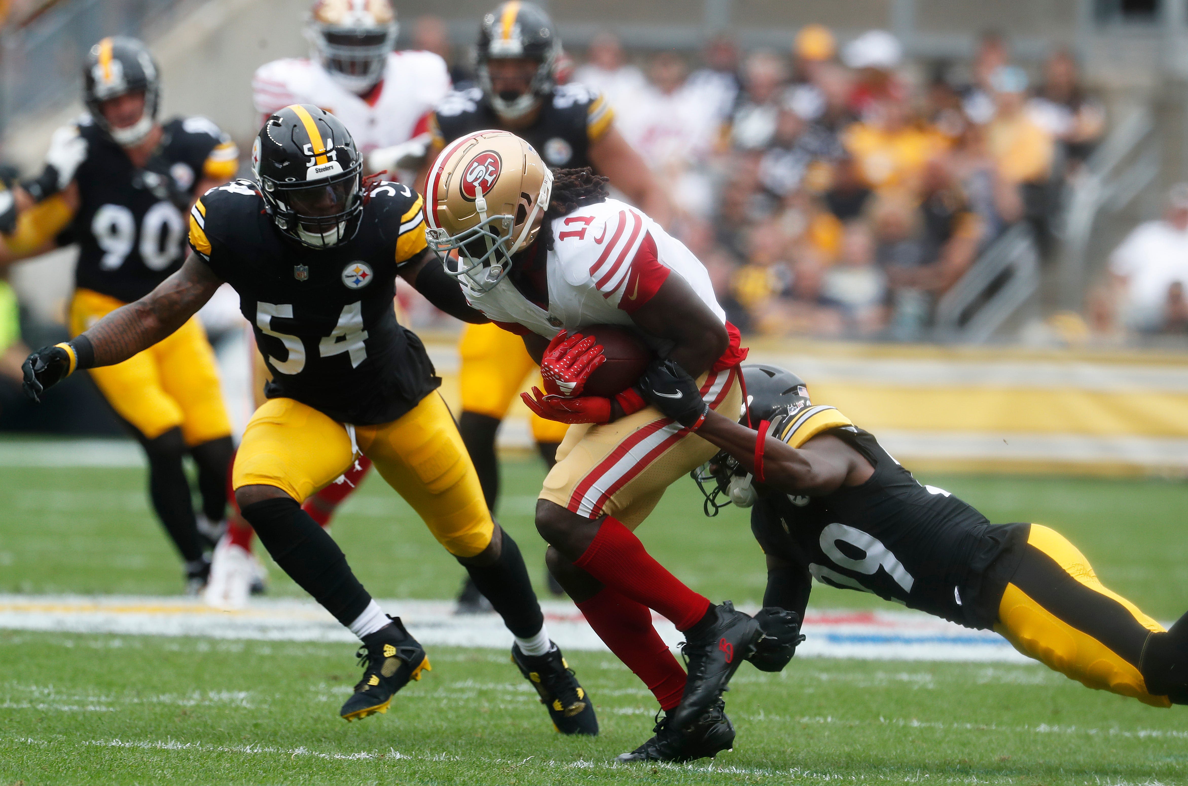 Report: No Brandon Aiyuk trade to Steelers in place despite rumors