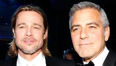 Brad Pitt and George Clooney say they're too famous to go to hospital