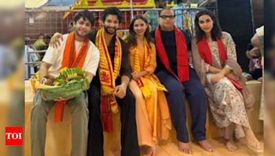 Rohit Saraf Seeks Blessings at Siddhivinayak Temple with 'Ishq Vishk Rebound' Cast | - Times of India