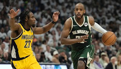 Khris Middleton latest Milwaukee Bucks’ player dealing with injuries as they try to win first-round NBA playoff series vs. Indiana