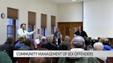 Sex offender management meeting held Wednesday night