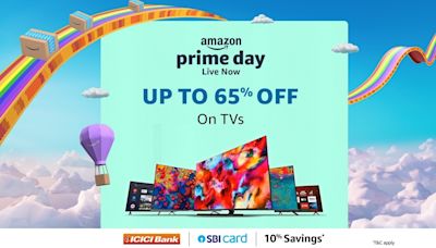 Amazon Prime Day Sale: Up to 65% off on smart TVs from Redmi, Xiaomi, Sony Bravia, LG, and more; top deals here