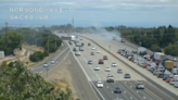 Traffic delays along Interstate 80 in Sacramento after vegetation fires