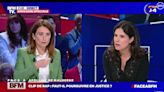 "J'ai toujours été quelqu'un d'hyper transparent" : Critiquée pour avoir relayé un texto de Rachida Dati face à Marine Tondelier sur BFMTV, Apolline de Malherbe se défend