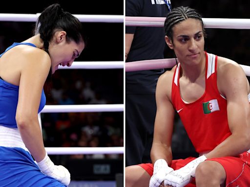 Boxer tearfully quits Olympic fight after punch by opponent who failed gender eligibility test