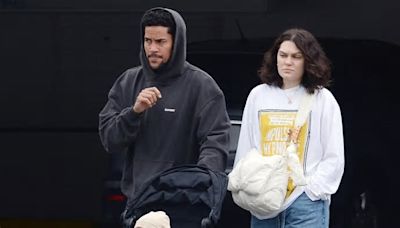 Jessie J steps out with her boyfriend Chanan Colman and their baby son Sky, 11 months, as they make rare joint outing while shopping in LA
