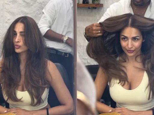 Malaika Arora gets a makeover in first social media appearance since dad's death, fans offer support. Watch