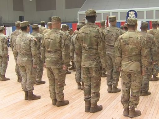 Conn. Army National Guard units welcomed home by loved ones in Hartford