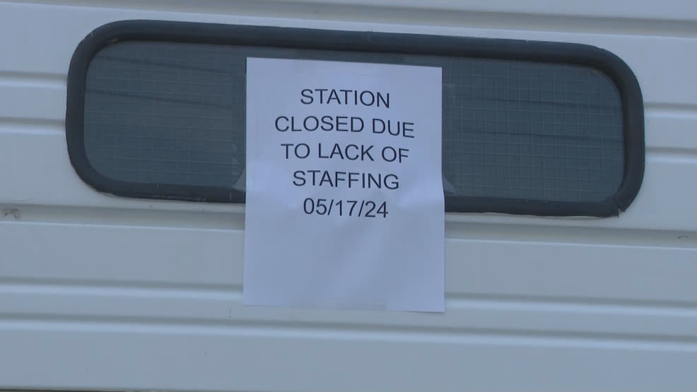 One of three Tiverton fire stations forced to close due to staffing shortage