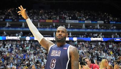 LeBron James' last-minute layup gives U.S. one-point win over South Sudan