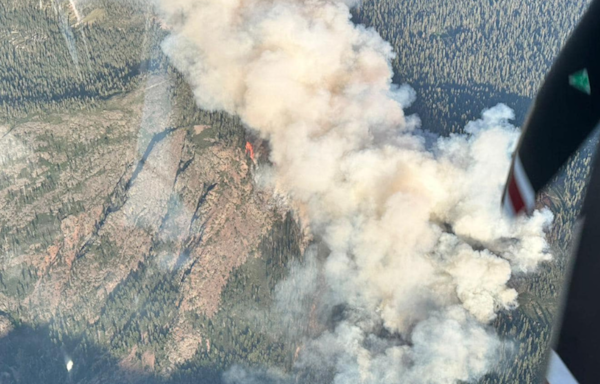 Fast-spreading Royal Fire burns 54 acres in Tahoe National Forest, evacuation warning issued