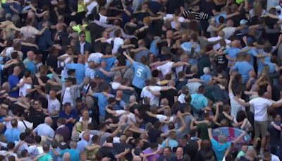 Fans spot celeb is only person to snub the Poznan as City supporters celebrate