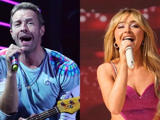 Coldplay invitó al escenario a Sabrina Carpenter para hacer una versión de “Magic”