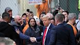 Republican presidential candidate and former U.S. President Donald Trump meets with Union workers in New York