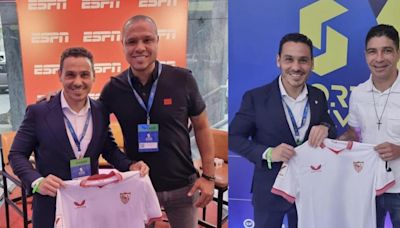 Del Nido Carrasco, en Brasil junto a las leyendas Luis Fabiano y Renato