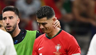 Cristiano Ronaldo Sobs at 2024 Euros After Missing Extra Time Kick for Portugal—but Storms Back to Score - E! Online