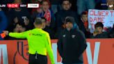 Jorge Sampaoli fue expulsado por Mateu Lahoz, el árbitro de Argentina vs. Países Bajos, en la goleada de Sevilla a Linares por la Copa del Rey