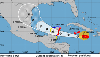 El letal huracán Beryl azota a la costa sur de Jamaica con vientos intensos y lluvias fuertes