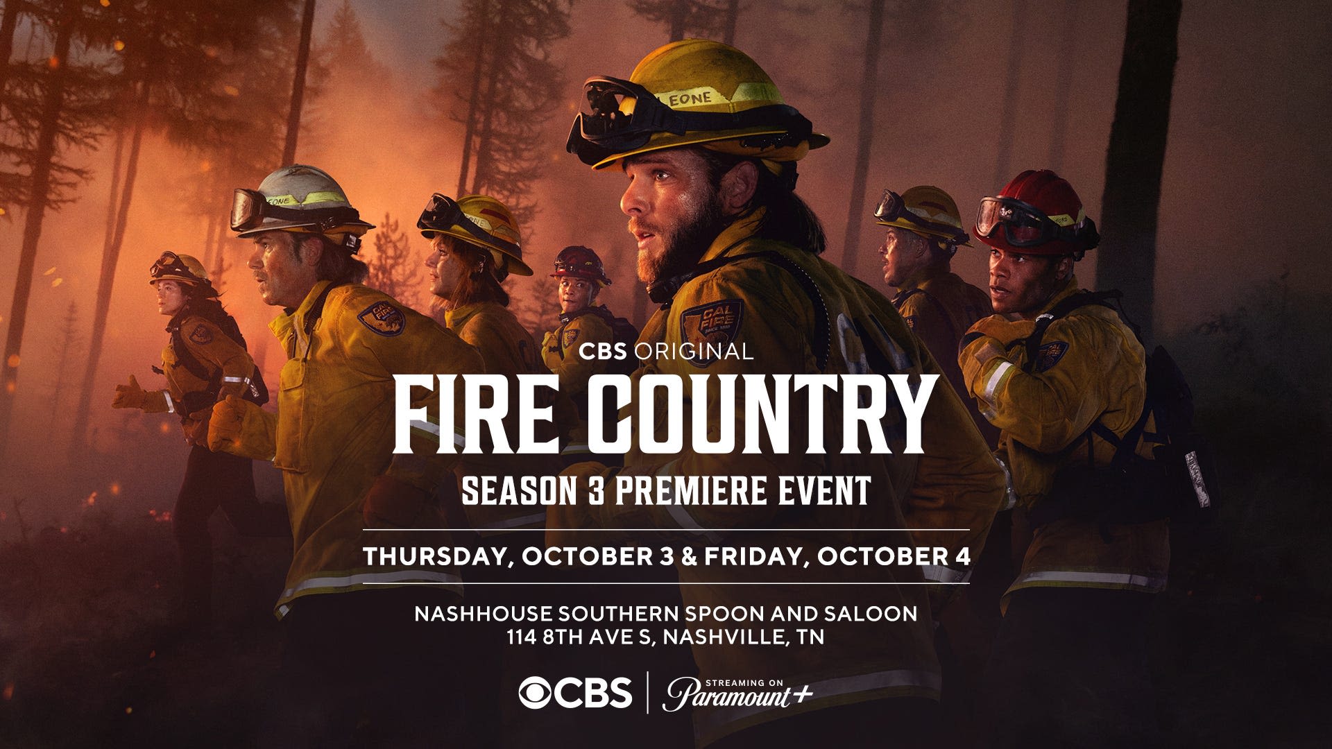 Nashville pop-up event, songwriters showcase planned for CBS 'Fire Country' October return