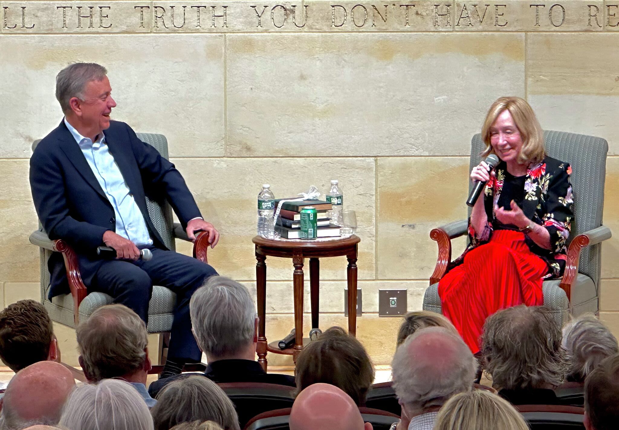 Dan Haar: Naked presidents, character and truth as Lamont interviews Doris Kearns Goodwin