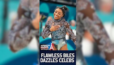 Celebrities Arrive To Watch Flawless Simone Biles In Paris