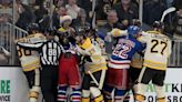 Montgomery has strong reaction to Pastrnak's ejection in Bruins-Rangers