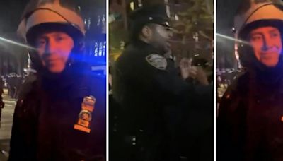 'Guilty': Pro-Palestine protesters in New York livestreamed themselves reading out complaints against cops to their faces