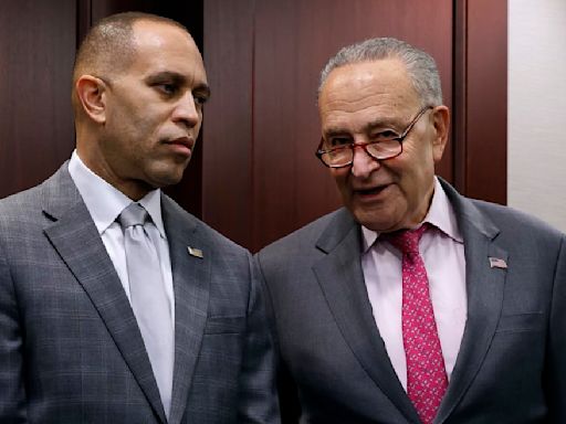 Hakeem Jeffries and Chuck Schumer Finally Endorse Kamala Harris for Prez