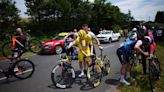 Tour de France 2024: stage 12 heads for sprint finish as Roglic caught in crash – live