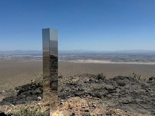 Shiny monolith removed from mountains outside Las Vegas. How it got there still is a mystery | CNN