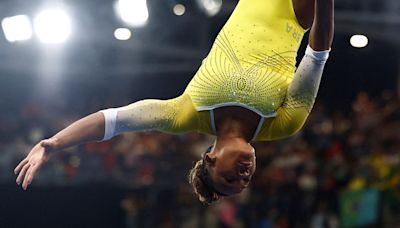 Brazil's Andrade dialling up Paris vault contest with Biles