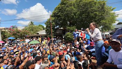 María Corina Machado desde Bolívar: “El país está unido y decidido”