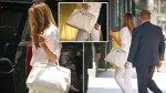 Melania Trump spotted in NYC with $33K Birkin handbag while Donald hits campaign trail 1,200 miles away