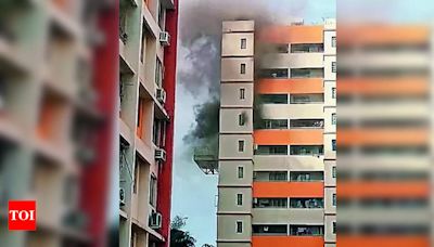 Fire breaks out in New Town complex, no injuries reported | Kolkata News - Times of India