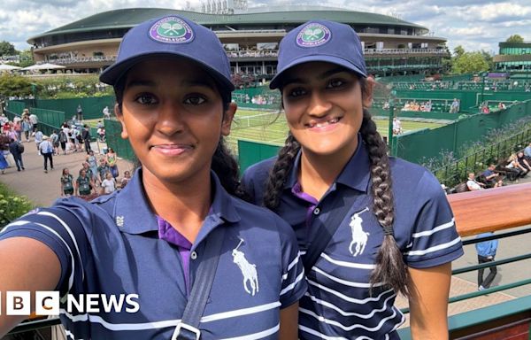 Wimbledon: Ball girls on what it's like playing the pros on court