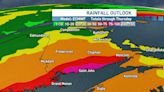 Heavy rain, high winds expected Wednesday for most of N.B., before rapid temperature drop