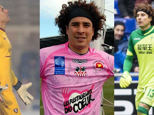 ¿Cuántos descensos sufrió Guillermo Ochoa en Europa?