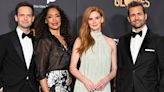 “Suits” Stars Patrick J. Adams, Gabriel Macht, Sarah Rafferty and Gina Torres Reunite at 2024 Golden Globes