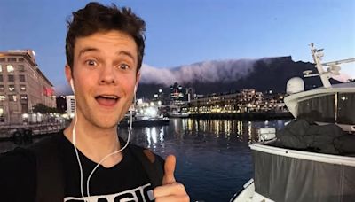 The Boys actor Jack Quaid gives Cape Town a thumbs up during local film shoot