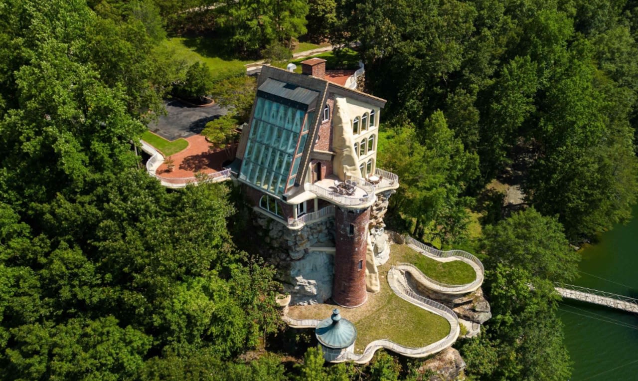 This Alabama lakefront castle is now $1 million cheaper than it was