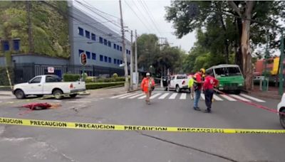 CDMX: Reportan caos vial por apertura de socavón sobre Miguel Ángel de Quevedo