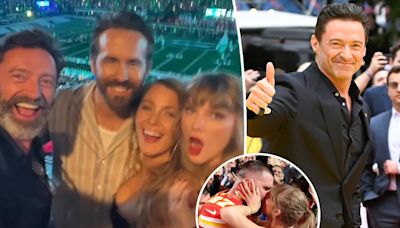 Hugh Jackman details humbling experience of attending Chiefs game with Taylor Swift