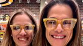 Ingrid Guimarães faz homenagem à irmã 'sósia' e brinca: 'São gêmeas?'