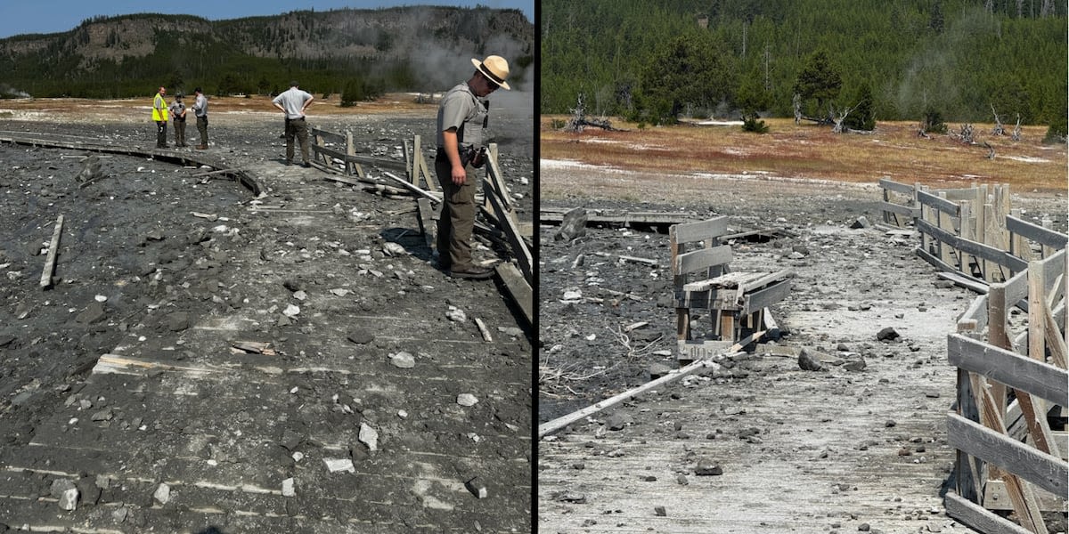 Hydrothermal explosion closes portion of Yellowstone National Park