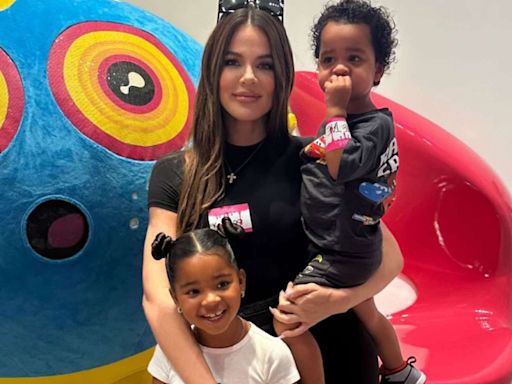 Khloé Kardashian Takes Her Kids on Fun Family Outing to Slime Museum: 'Watch Us Get Slimed'