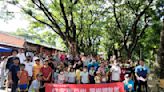 200名大小朋友在高雄新客家文化園區 雨豆樹林間體驗攀樹及走繩